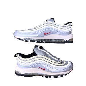 Deadstock Vintage 2002 Nike Air Max 97 Silver Bullet Size 7